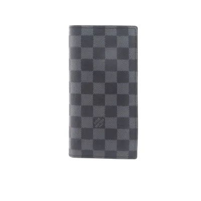 LOUIS VUITTON Brazza Wallet Grey 01