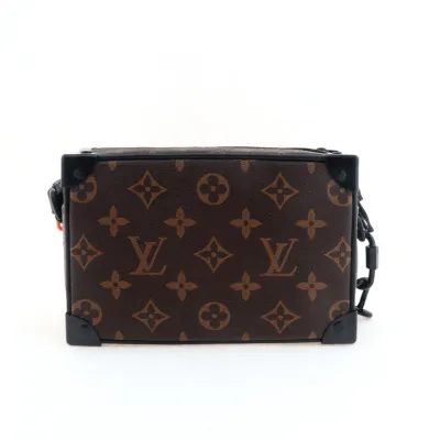 LOUIS VUITTON Soft Trunk Bag Black 02