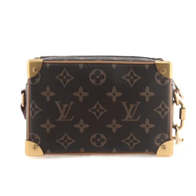 LOUIS VUITTON Soft Trunk Bag with Golden chain 02