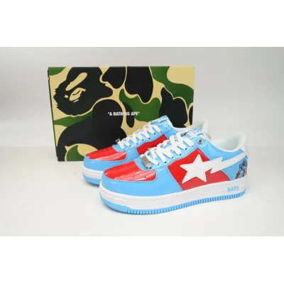 BP A Bathing Ape Bape Sta Low Captain America 02