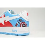 BP A Bathing Ape Bape Sta Low Captain America