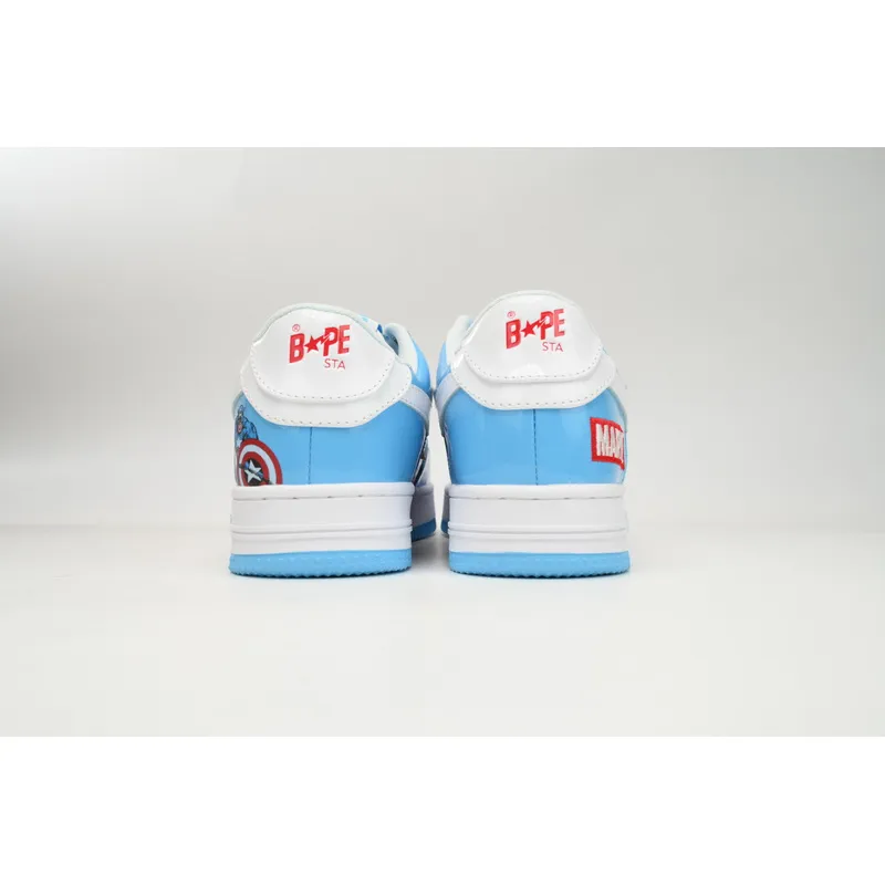 BP A Bathing Ape Bape Sta Low Captain America