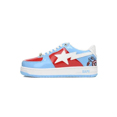 BP A Bathing Ape Bape Sta Low Captain America 01