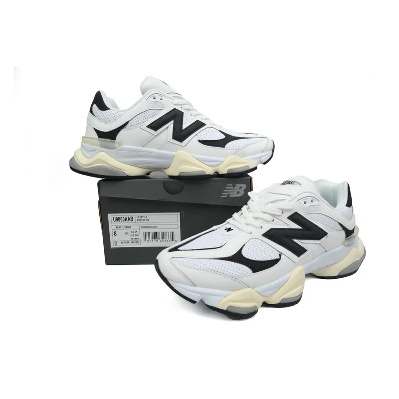 New Balance 9060 'White Black' 1