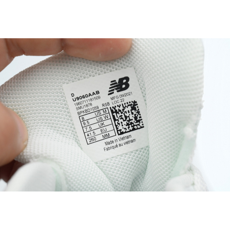 New Balance 9060 'White Black' 1