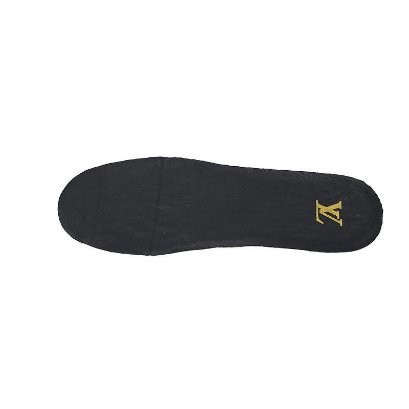 LOUIS VUITTON Martin boots Black leather