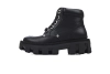 LOUIS VUITTON Martin boots Black leather