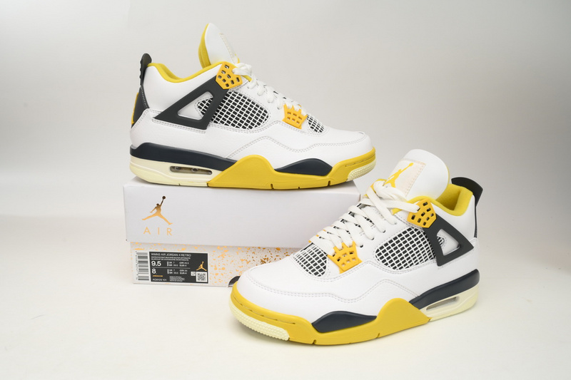 PB Bacth  AIR JORDAN 4 VIVID SULFUR