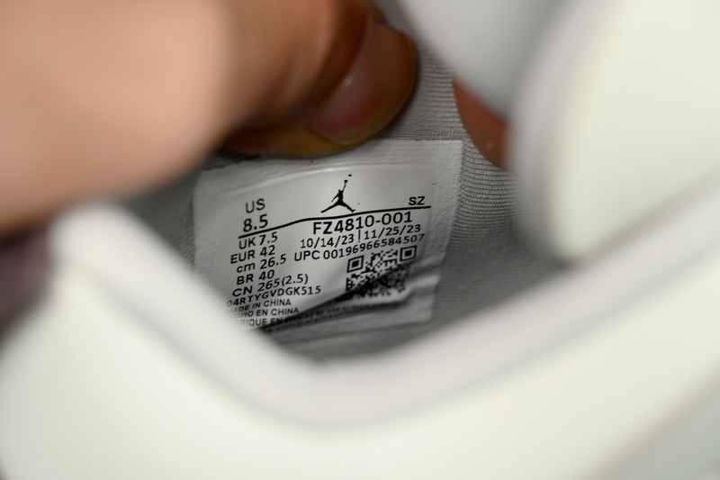 PB Bacth Air Jordan 4 White Phan Tom