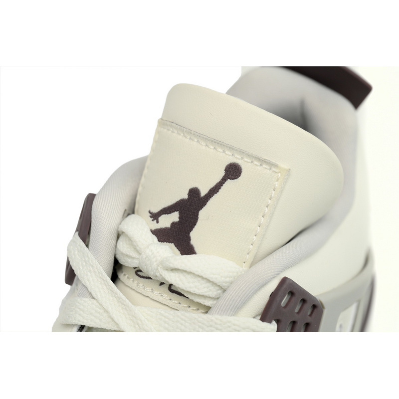 PB Bacth Air Jordan 4 White Phan Tom
