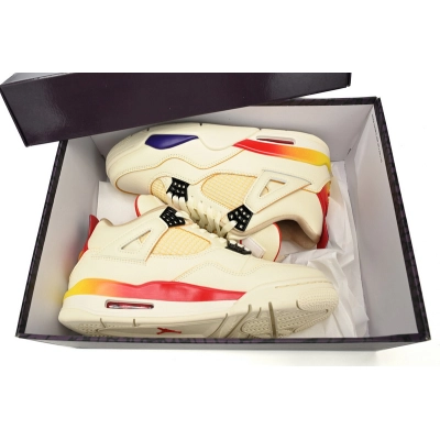 Balvin x Air Jordan 4 White Blue Red 02