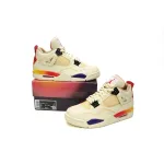 Balvin x Air Jordan 4 White Blue Red