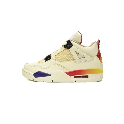 Balvin x Air Jordan 4 White Blue Red 01