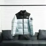 TheNorthFace Splicing White And Blue