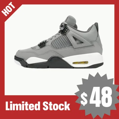 PB Batch  Air Jordan 4 Retro Cool Grey 01
