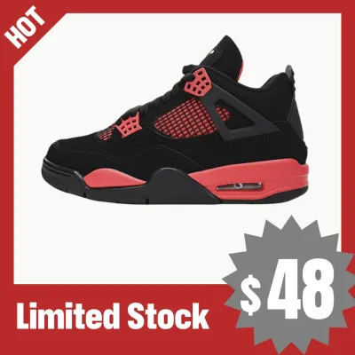 PB Batch Air Jordan 4 Red Thunder 01