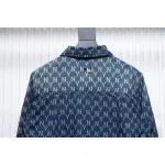 MLВ Denim shirt jacket with embroidered logo