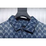 MLВ Denim shirt jacket with embroidered logo