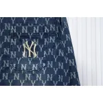 MLВ Denim shirt jacket with embroidered logo