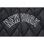 MLB Baseball Jersey Padded Jacket Black