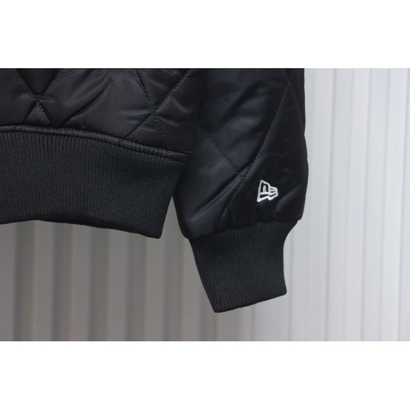 MLB Baseball Jersey Padded Jacket Black