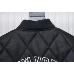 MLB Baseball Jersey Padded Jacket Black