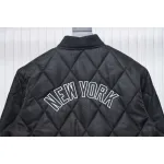 MLB Baseball Jersey Padded Jacket Black