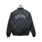 MLB Baseball Jersey Padded Jacket Black