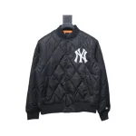 MLB Baseball Jersey Padded Jacket Black