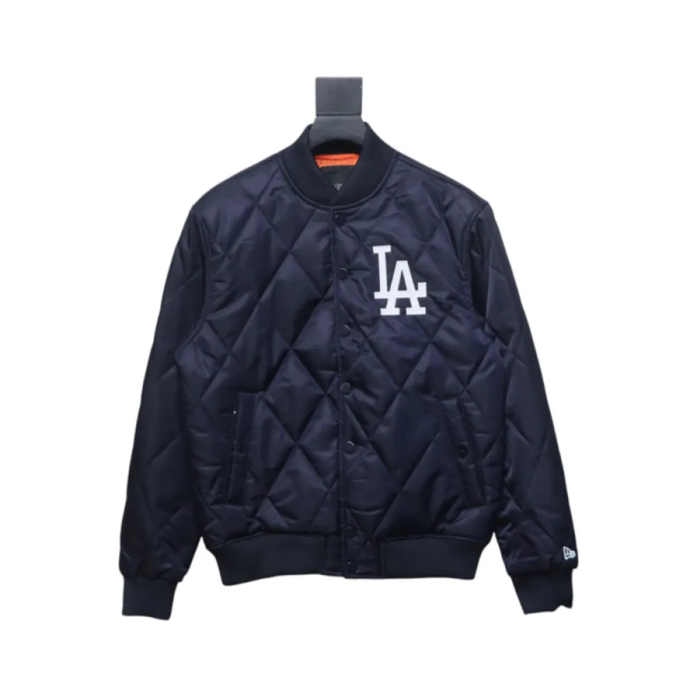 MLB Baseball Jersey Padded Jacket Blue