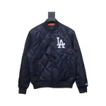 MLB Baseball Jersey Padded Jacket Blue