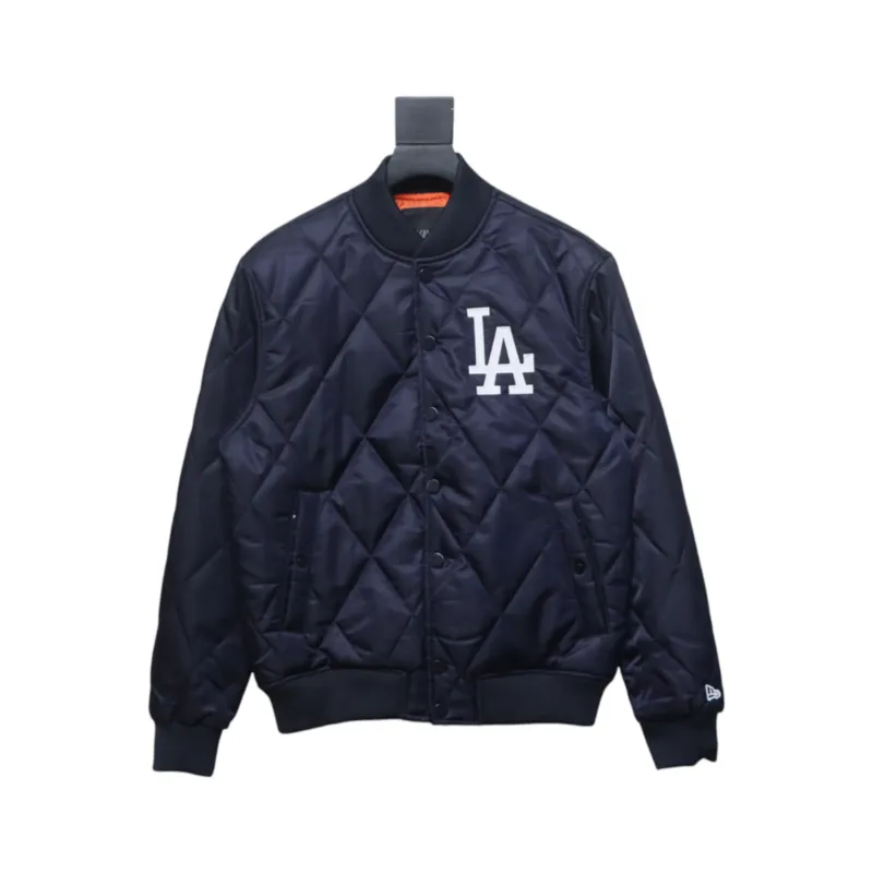 MLB Baseball Jersey Padded Jacket Blue