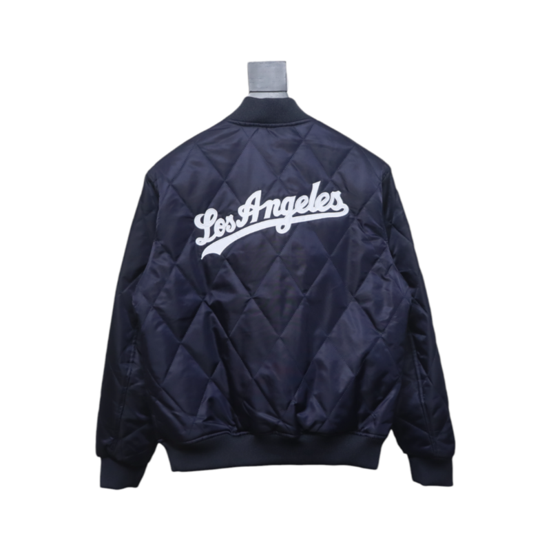 MLB Baseball Jersey Padded Jacket Blue