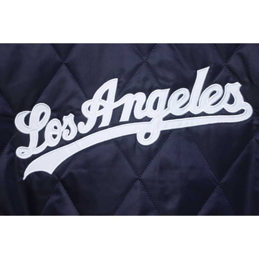 MLB Baseball Jersey Padded Jacket Blue