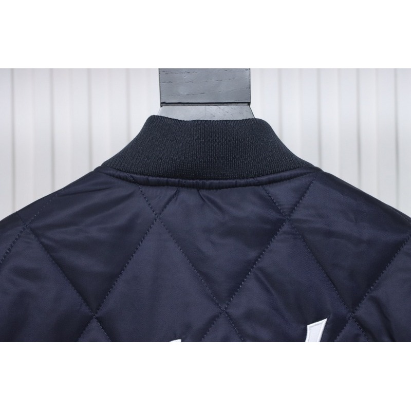 MLB Baseball Jersey Padded Jacket Blue