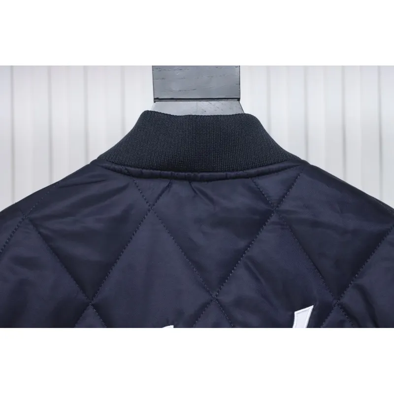 MLB Baseball Jersey Padded Jacket Blue