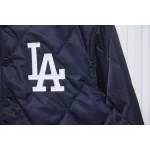 MLB Baseball Jersey Padded Jacket Blue