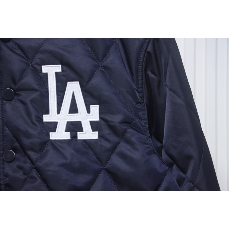 MLB Baseball Jersey Padded Jacket Blue
