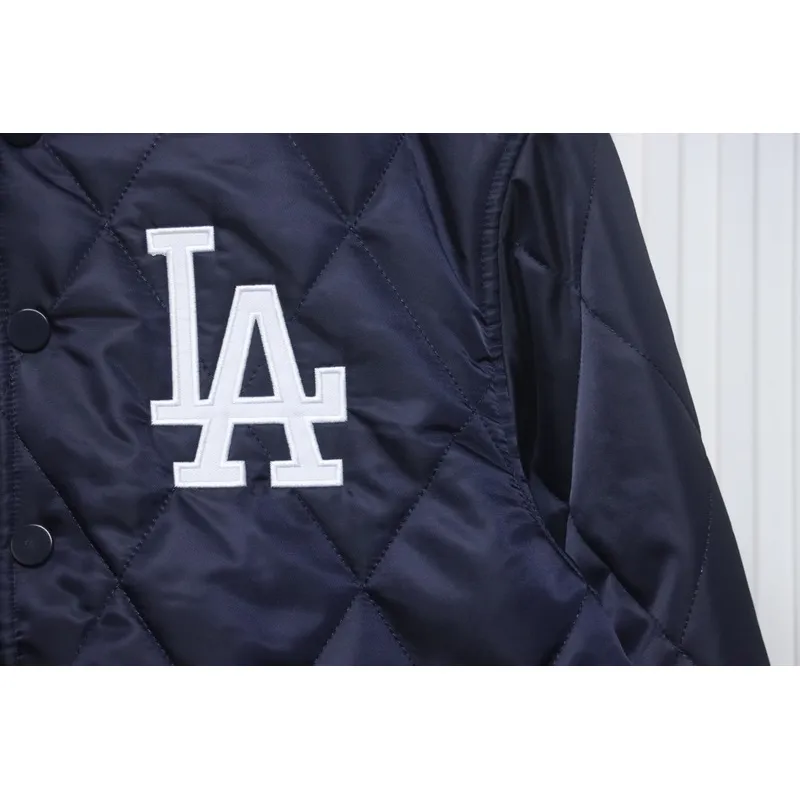 MLB Baseball Jersey Padded Jacket Blue