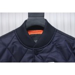 MLB Baseball Jersey Padded Jacket Blue