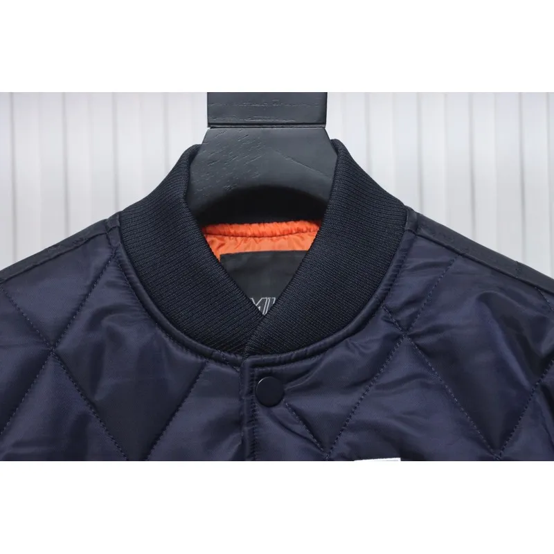MLB Baseball Jersey Padded Jacket Blue