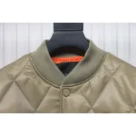 MLB Baseball Jersey Padded Jacket Yellow