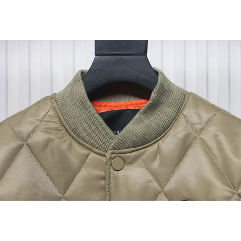 MLB Baseball Jersey Padded Jacket Yellow