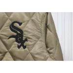 MLB Baseball Jersey Padded Jacket Yellow