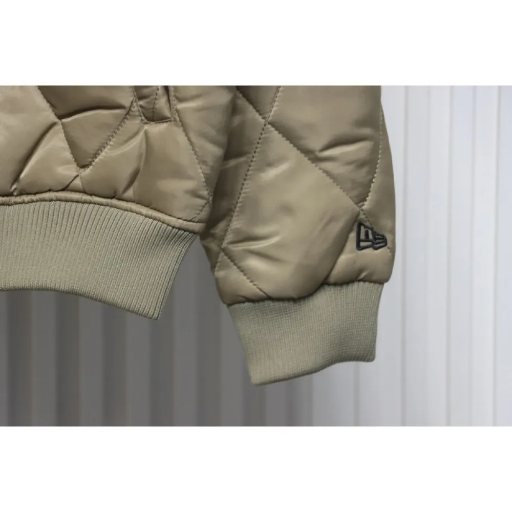 MLB Baseball Jersey Padded Jacket Yellow