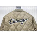 MLB Baseball Jersey Padded Jacket Yellow
