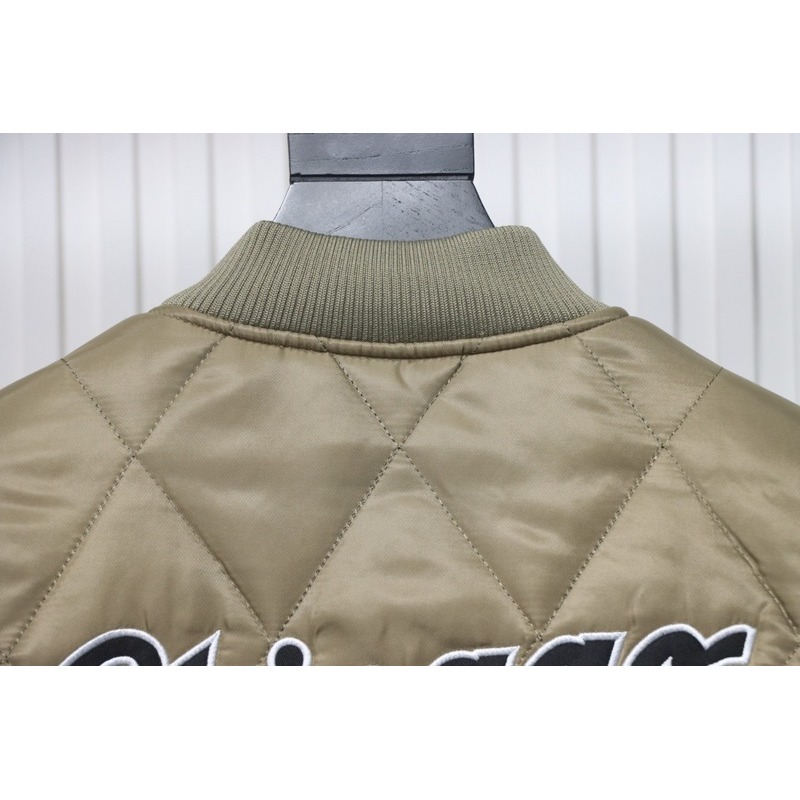 MLB Baseball Jersey Padded Jacket Yellow