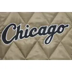 MLB Baseball Jersey Padded Jacket Yellow