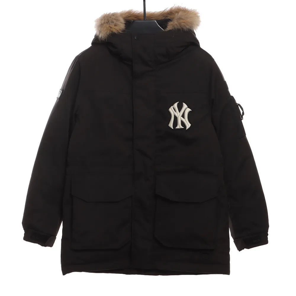 MLB Long Down Jacket Black