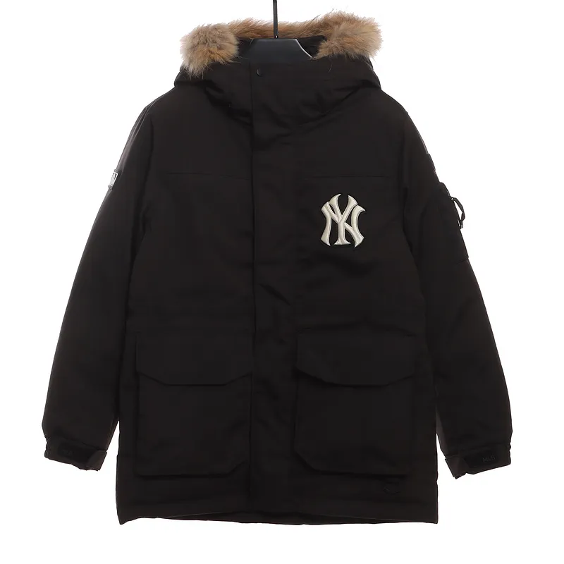 MLB Long Down Jacket Black